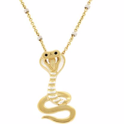 69972:109:P 18kt Yellow Vermeil Serpent 17" Necklace for Temptation 