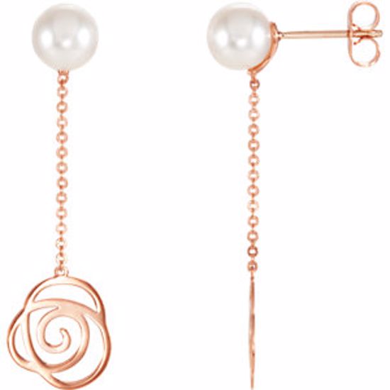 650103:600:P Freshwater Cultured Pearl Earrings