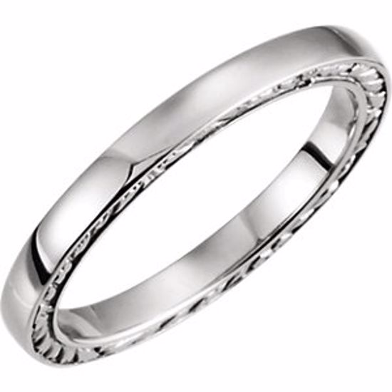 121971:145:P Platinum Band Size 7.5