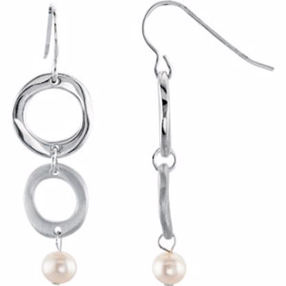 650275:100:P Freshwater Cultured Pearl Earrings