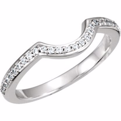 67711:202:P Continuum Sterling Silver 1/5 CTW Diamond Band