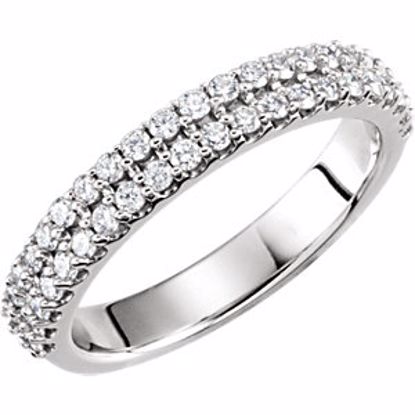 68592:60001:P 10kt White 3/4 CTW Diamond Engagement Ring