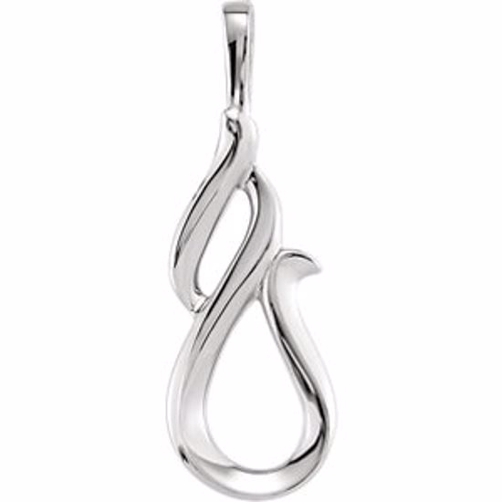 80753:781520:P Sterling Silver Freeform Pendant