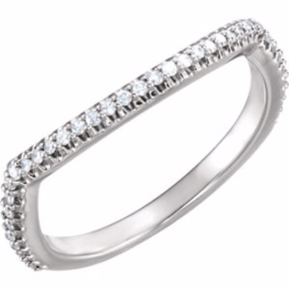 68139:6007:P Continuum Sterling Silver 1/5 CTW Diamond Band