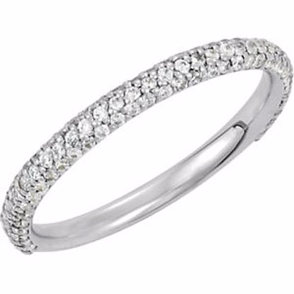 121921:109:P 14kt White 1/2 Ctw Diamond Band