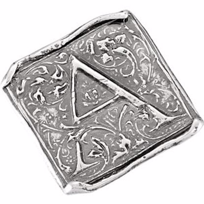 51169:103:P Sterling Silver Initial "A" Vintage Ring