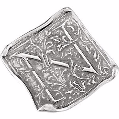 51169:213:P Sterling Silver Initial "A" Vintage Ring