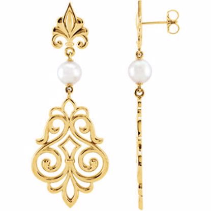 85634:70000:P Decorative Pearl Earrings