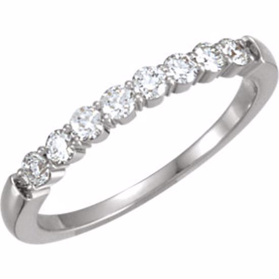 651018:101:P 14kt White 1/3 CTW Diamond Anniversary Band