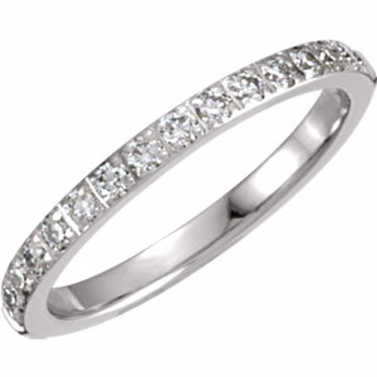 651020:301:P 14kt White 1/3 CTW Diamond Anniversary Band