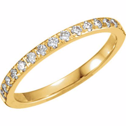 651020:302:P 14kt Yellow 1/3 CTW Diamond Anniversary Band