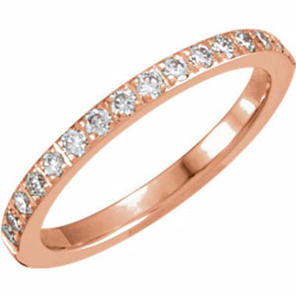 651020:303:P 14kt Rose 1/3 CTW Diamond Anniversary Band