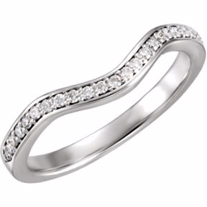 67722:342:P 18kt White 1/6 CTW Diamond Band