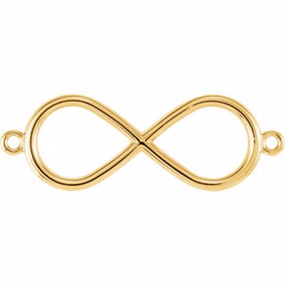 85783:1001:P 14kt Yellow Infinity-Inspired Bracelet Center