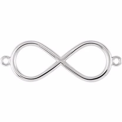 85783:1002:P 14kt White Infinity-Inspired Bracelet Center