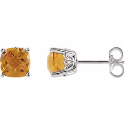 28190:70014:P Sterling Silver Citrine Earrings