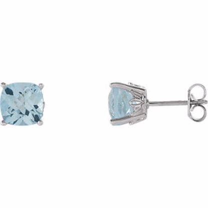 28190:70044:P Sterling Silver Sky Blue Topaz Earrings