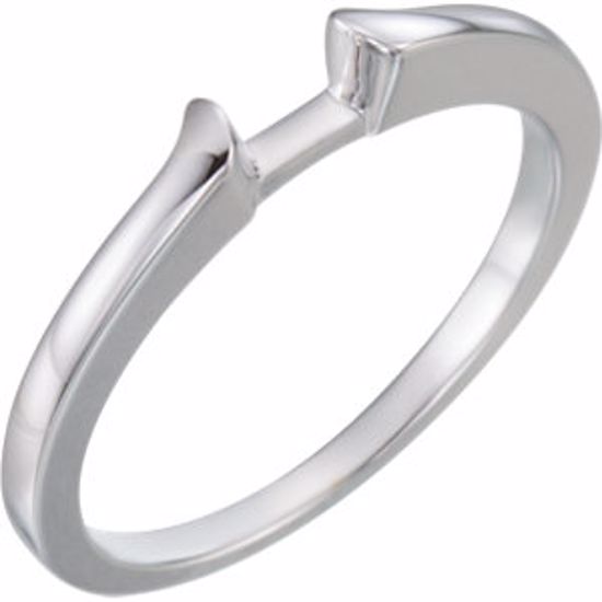 10893:66898:P 14kt Rose Band for 4.6mm Round Engagement Ring Mounting