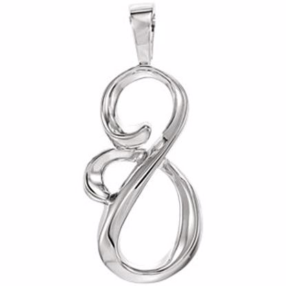 80646:68744:P Sterling Silver Freeform Pendant