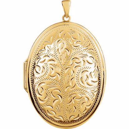 28933:1001:P Yellow Gold Plated Sterling Silver Locket