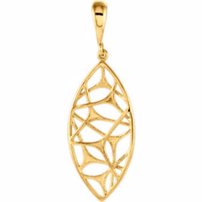 85999:1001:P 14kt Yellow Web Pendant