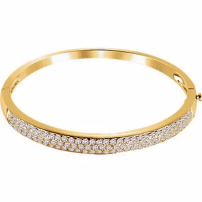 651579:60001:P 14kt Yellow 3 CTW Diamond Pave' Bracelet