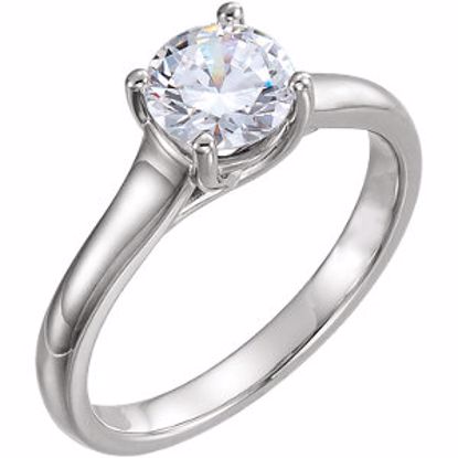 121911:60010:P Continuum Sterling Silver 1 CTW Diamond Engagement Ring