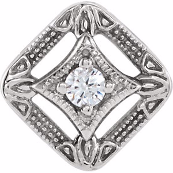 651521:60002:P 14kt White .04 CTW Diamond Pendant