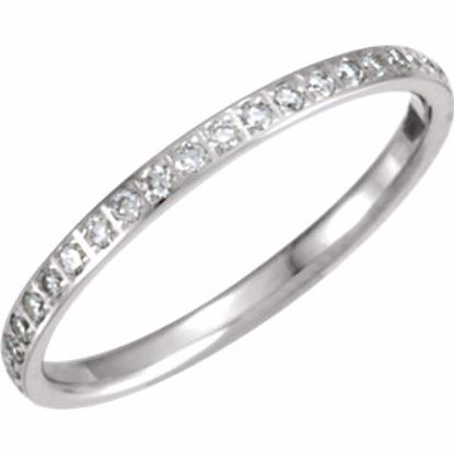 651022:404:P 14kt White 1/4 CTW Diamond Machine Set Anniversary Band Size 5