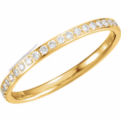 651022:405:P 14kt Yellow 1/4 CTW Diamond Machine Set Anniversary Band Size 5