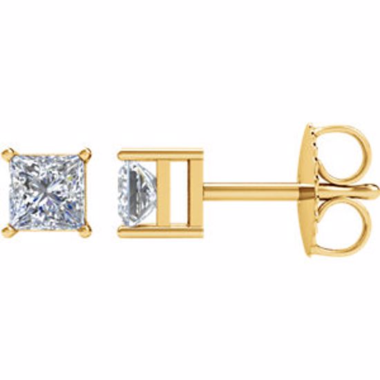 66231:60020:P 14kt Yellow 1/3 CTW Diamond Earrings