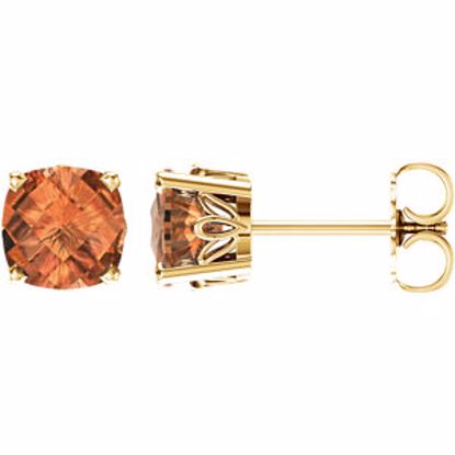 28190:70052:P 14kt Yellow Citrine Earrings