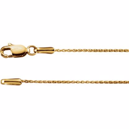 CH1021:1006:P 14kt Yellow .9mm Wheat 16" Chain