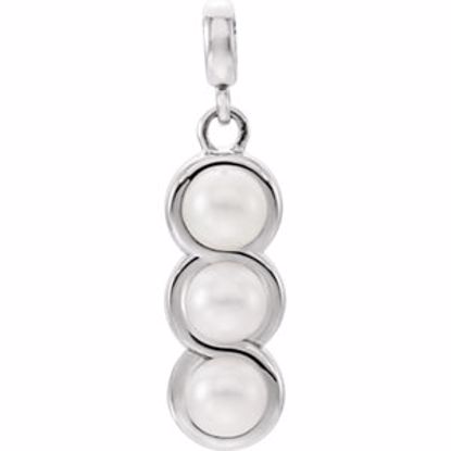 86102:6002:P 14kt White Freshwater Cultured Pearl Pendant 