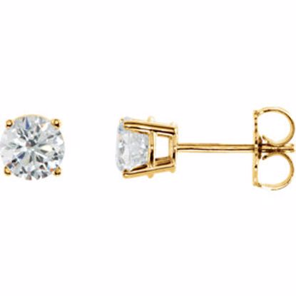 1874:60065:P 14kt Yellow 1 CTW Diamond Earrings