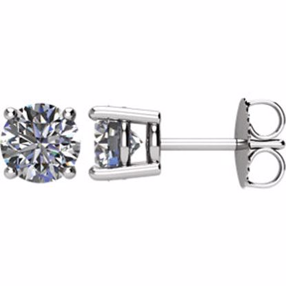 1874:600067:P 14kt White 1 1/2 CTW Diamond Earrings