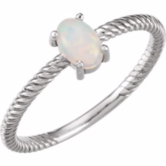 71695:607:P Platinum Opal Cabochon Ring