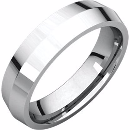 KER7:4322:P Sterling Silver 5mm Knife Edge Comfort Fit Band