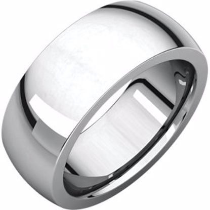 IRH15:4049:P Sterling Silver 8 mm Heavy comfort Fit Band