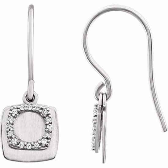 651791:60000:P 14kt White 1/10 CTW Diamond Earrings