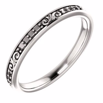 122534:60005:P 14kt White 1/5 CTW Diamond Eternity Band Size 7