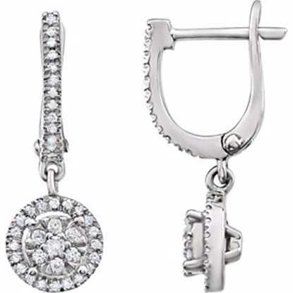 651900:60000:P 14kt White 1/3 CTW Diamond Earrings