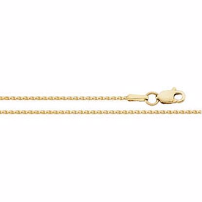 CH164:60000:P 14kt Yellow 1mm Diamond Cut Wheat 24" Chain