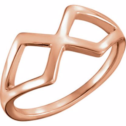 51546:103:P 14kt Rose Freeform Ring