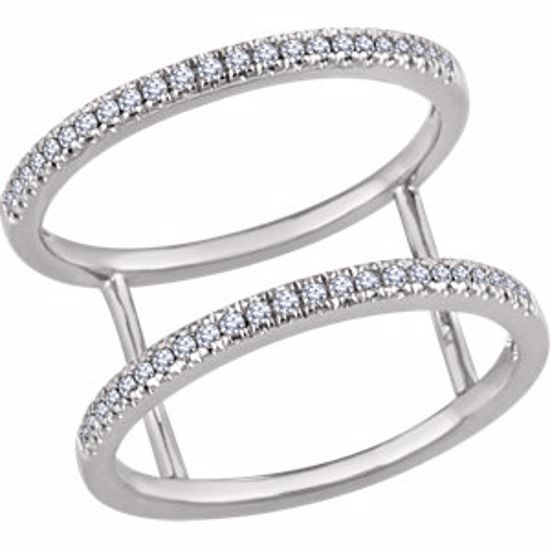 651880:60001:P 14kt White 1/5 CTW Diamond Ring