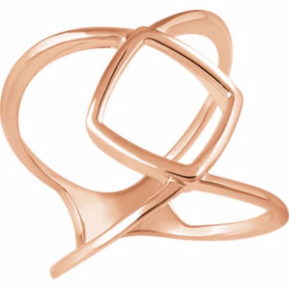 651943:60002:P 14kt Rose Freeform Ring