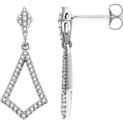 651982:60000:P 14kt White 1/4 CTW Diamond Earrings 