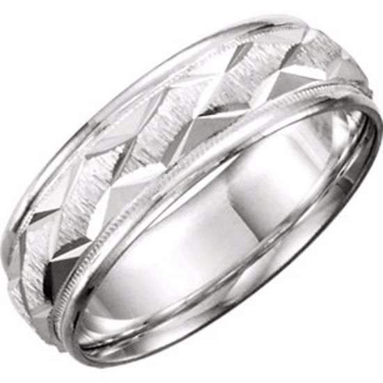 122734:6000:P 14kt White 5/8 CTW Diamond Anniversary Ring