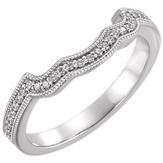 122742:6002:P 14kt White 1 CTW Diamond Anniversary Ring