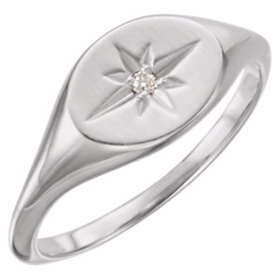 122747:6003:P Platinum .02 CTW Diamond Ring